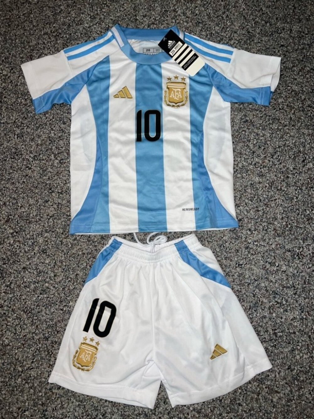 New 24/25 Argentina Home Kit SIZE KIDS MESSI #10